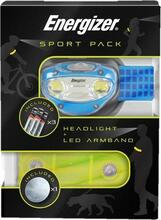 Pealamp Energizer Vision Headlamp Sport, koos randmerihmaga