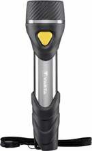 Taskulamp Varta Day Light, 40 lm, 2xAA, must/hõbe