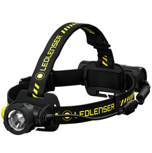 Pealamp Led Lenser H7R WORK, must/kollane