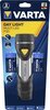 Taskulamp Varta Day Light F30, 70 lm, 2xD, must/hõbe/kollane