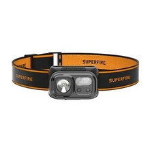 Pealamp Superfire HL23, 220 lm, USB-C
