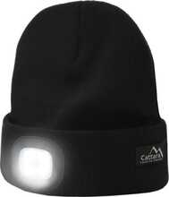 CATTARA Dangtelis must LED-taskulambiga USB-laetav
