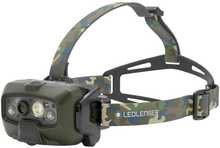 Pealamp Ledlenser HF8R Core RGB, roheline
