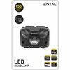 Pealamp Entac, 5 W, 150 lm, must, USB sensoriga