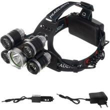 Pealamp ISO TRADE T6 CREE, 5 x LED