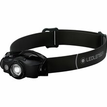 Pealamp LED LENSER MH4, 400 lm, must