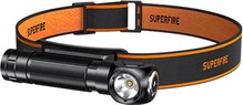 Pealamp Superfire TH04, 600 lm, USB-C