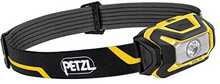 Pealamp Petzl Aria 1R, 450 lm, must/kollane