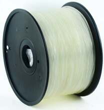 3D plastiku filament Gembird 3DP-PLA 1.75 mm, 1 kg, läbipaistev