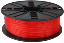 3D plastiku filament GEMBIRD 3DP-PLA1.75-01-FR 1.75 mm, 1 kg, fluorestseeruv punane