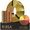 3D plastmass Rosa3D PLA 1.75 mm, 1 kg, kolmekordne kuld/vask/pronks