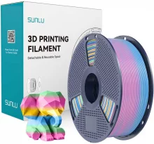 3D plastiku filament Sunlu PLA Filament 04, vikerkaar