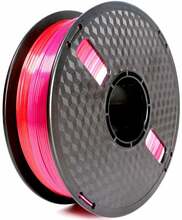3D plastmass Flashforge PLA Silk Rainbow 1.75 mm, 1 kg, punane/violetne