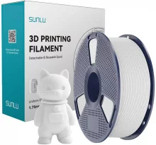 3D-plastik Sunlu PLA Matte 1.75 mm, valge