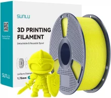 3D plastiku filament Sunlu PLA+ 1.75 mm, kollane