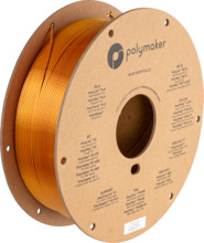 3D-plastik Polymaker PolyLite Silk PLA 1.75 mm, 1 kg, Sunset kuldne-punane