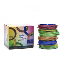3D printimise materjal 3DOODLER FLOW-TRIFILLS PLA 1.75 mm, 260 g, must, sinine, vask, kuld, roheline, lilla, punane