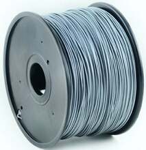 3D plastiku filament Gembird PLA 1.75 mm, 1 kg, hõbe