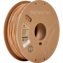 3D plastiku filament Polymaker PolyTerra PLA 1.75 mm, 1 kg, wood brown