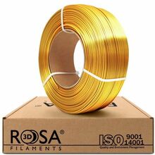 3D plastiku täidis Rosa3D PLA 1.75 mm, 1 kg, kuldne läikiv (silk Gold)