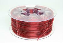 3D-printimise plastmass SPECTRUM PETG, 1.75 mm, 1 kg, läbipaistev punane