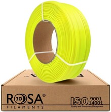 3D plastiku täitepakend Rosa3D PET-G, 1.75 mm, 1 kg, neoonkollane