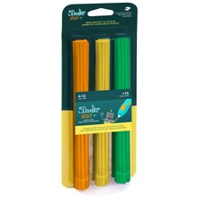 3Doodler Start 3D-pliiatsi filamendikomplekt 3DS-ECO-MIX2-75, kollane, roheline, oranž