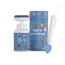 Loominguline komplekt Hiskin Merry Christmas, sinine, 3D pliiats + kätepesuvaht 300 ml
