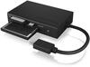 Kaardilugeja Icy Box IB-CR401-C3 USB 3.0 Type-C, must
