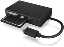 Kaardilugeja Icy Box IB-CR401-C3 USB 3.0 Type-C, must
