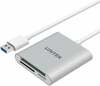 Kaardilugeja Unitek Y-9313, USB 3.2 Gen 1, hõbe