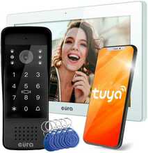 Videointerkom Eura VDP-86A3, 10 tolli, valge, Tuya