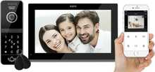 Video uksetelefon Eura VDP-97C5, must, 7-tolline LCD, Wi-Fi