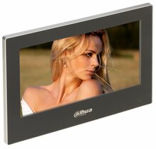 IP domofoni monitor Dahua VTH2621G-WP, 7 tolli, must
