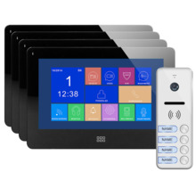 Videofon Orno FELIS MEMO MULTI4, 7-tolline LCD, must