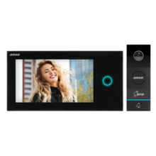 Videofono komplekt Orno, 7-tolline LCD, must, Wi-Fi ja APP juhtimisega