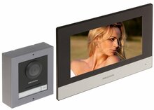 Video uksetelefoni komplekt Hikvision DS-KIS602(B)(O-STD)