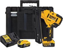 Akuga viimistlusnaelapüstol DeWalt DCN650P2, 18 V, 2x5,0 Ah aku