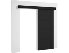Lükanduksed Eltap Crestina, 96.5 x 205 cm, must