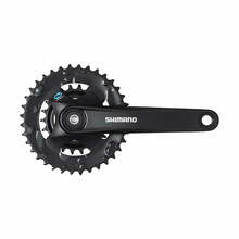Vändad Shimano Altus FC-M315-2, 36/22T, 7/8 käiku, 175 mm, must