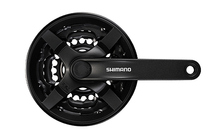 Vändad Shimano Deore FC-M6000-2, 36/26T, 2x10 käiku, 175 mm