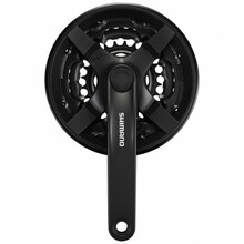 Vänt Shimano FC-TY301, 48/38/28T, 6/7/8 käiku, 170 mm, must
