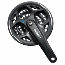 Vändad Shimano Altus FC-M311, 42/32/22T, 7/8-käiguline, 175 mm, must