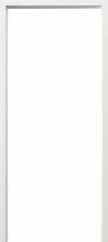Ukseleng Porta S B, 203.8 cm x 84.6 cm x 16.5 cm, vasak, valge