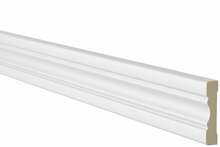 Uksepiire Viljandi, profiilitud, 220 cm x 5.8 cm x 0.5 cm, valge