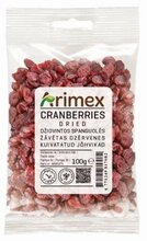 Kuivatatud jõhvikad Arimex, 100 g