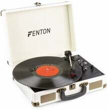 Vinüülimängija Fenton RP115G, valge