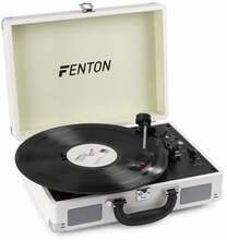 Vinüülimängija Fenton RP115D, valge