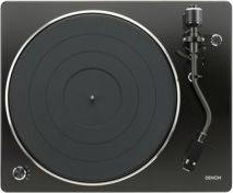 Vinüülplaadimängija Denon DP-400, must
