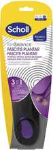 Sisetallad Scholl In-Balance Plantar Fasciitis, suurus L, 2 tk